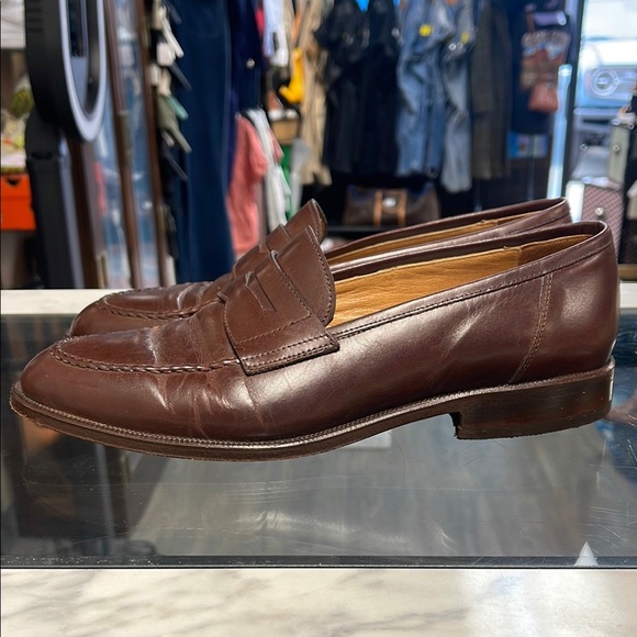 Men\'s 80’s Brown Leather Loafers